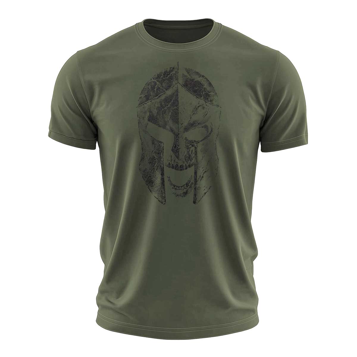 Spartan Distressed Cotton T-Shirt