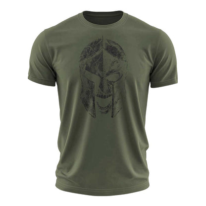 Spartan Distressed Cotton T-Shirt