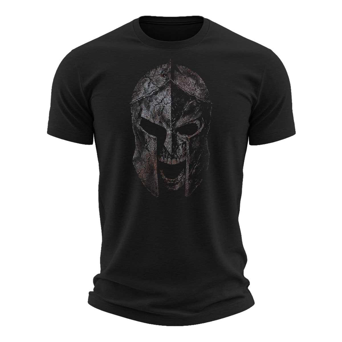 Spartan Distressed Cotton T-Shirt
