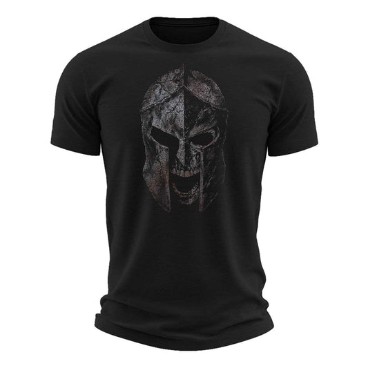 Spartan Distressed Cotton T-Shirt