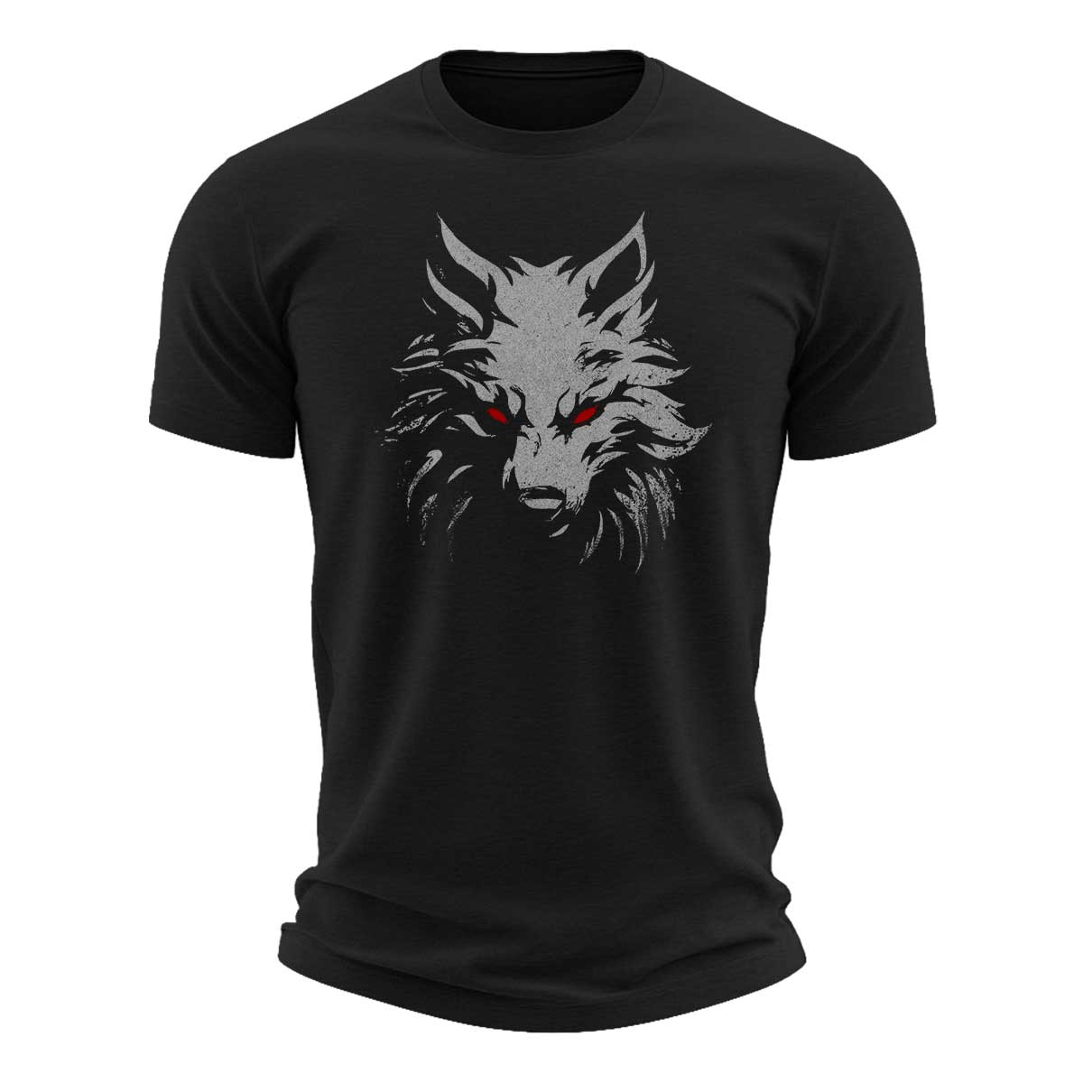 Wild Wolf Graphic Cotton T-Shirt