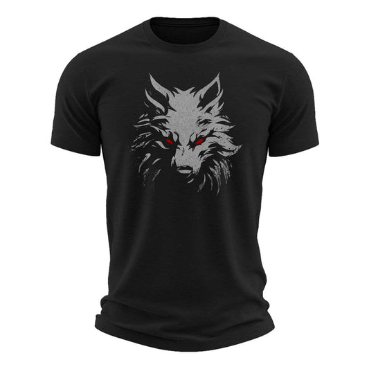 Wild Wolf Graphic Cotton T-Shirt