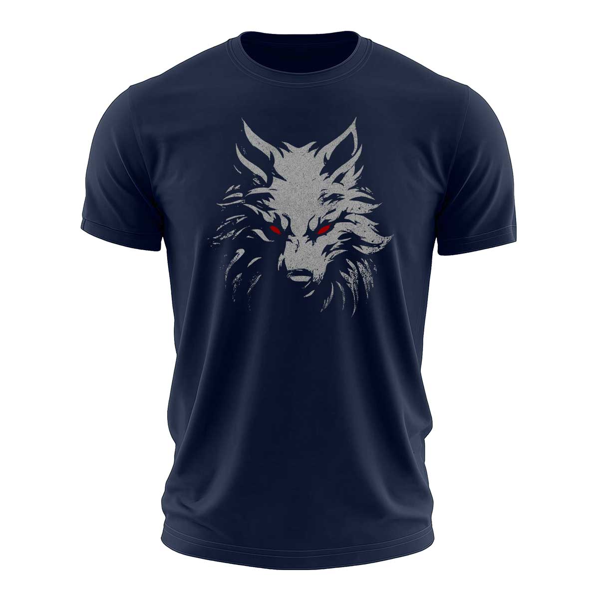 Wild Wolf Graphic Cotton T-Shirt