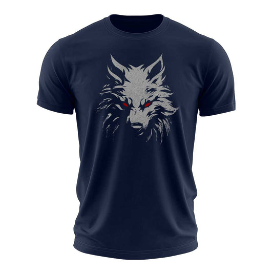 Wild Wolf Graphic Cotton T-Shirt